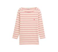TOM TAILOR Camiseta beige claro / rosé / burdeos / blanco S beige claro / rosé / burdeos / blanco