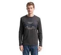TOM TAILOR Camiseta de Manga Larga para Hombre, Tarmac 10899 - Juego de Mesa [Importado de Alemania], L