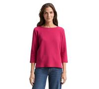 TOM Tailor Camiseta de Manga Larga para Mujer con Estructura otomana 1049018