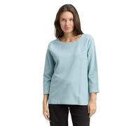 TOM Tailor Camiseta de Manga Larga para Mujer con Estructura otomana 1049018