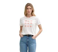 TOM TAILOR Camiseta de Mujer, 10315 Whisper White - Juego de Mesa [Importado de Alemania], L