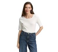 TOM TAILOR Camiseta de Mujer, 10315 Whisper White - Juego de Mesa [Importado de Alemania], L