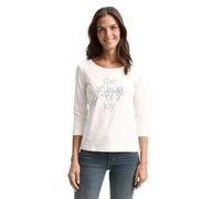 TOM TAILOR Camiseta de Mujer, 10320 - Soft Clear White, L