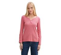 TOM TAILOR Camiseta de Mujer, 37445 - Off White Red Small Stripe, XXXL