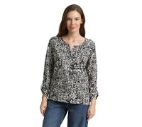 TOM TAILOR Camiseta de Mujer, 38402 - Diseño de Lunares Abstractos Marinos, L
