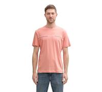 TOM TAILOR Camiseta Estampada para Hombre 1037803, 12642 - Hazy Coral Rose, M