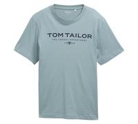 Tom Tailor Camiseta Hombre, Estampado, Cuello Redondo, Regular Fit