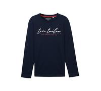 TOM TAILOR Camiseta marino / melón / blanco XXL marino / melón / blanco