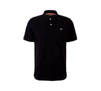 TOM TAILOR Hombre Polo Basic Piqué 1027713, 29999 - Black, 3XL