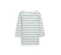 TOM TAILOR Camiseta navy / azul ahumado / azul claro / blanco S navy / azul ahumado / azul claro / blanco