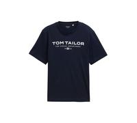 TOM TAILOR Camiseta navy / blanco S navy / blanco