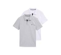 TOM TAILOR Camiseta navy / gris claro / blanco XL navy / gris claro / blanco