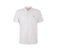 TOM TAILOR Hombre Polo Basic Piqué 1027713, 20000 - White, XL