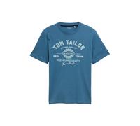 TOM TAILOR 1037735 Camiseta, 38224-Real Teal Blue, L Hombres