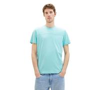 TOM TAILOR Camiseta para Hombre 1036420 32036-Aqua Streaky Melange M, 32036 Aqua Streaky Melange, M