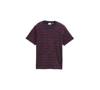 TOM TAILOR Camiseta para Hombre, 38628 - Rayas de Tinte Azul Marino, XL
