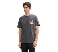 TOM TAILOR Camiseta para Hombre con Estampado, Tarmac 10899 - Juego de Mesa [Importado de Alemania], S