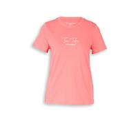 TOM TAILOR Camiseta pitaya / blanco L pitaya / blanco