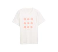 TOM TAILOR 1045534 Camiseta, 10315 Whisper White-Juego de Mesa [Importado de Alemania], L Mujeres
