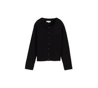TOM TAILOR Cárdigan para Mujer, 14482 Deep Black, S