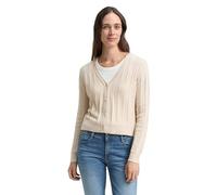 TOM TAILOR Cárdigan para Mujer, 36844 - Arena Stone Beige Melange, M