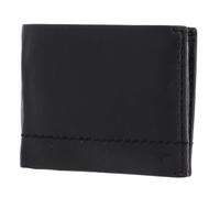 TOM TAILOR Cartera Kai para hombre, de gran formato, de piel RFID, talla mediana, negra