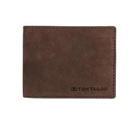 TOM TAILOR Cartera Ron para Hombre, de Gran Formato, con RFID, Piel, Color marrón Medio