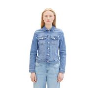 TOM TAILOR Denim 1041046 Chaqueta de Jean, 10142 Light Stone Blue Denim-Juego de Mesa, XS para Mujer