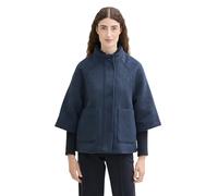 TOM TAILOR Chaqueta para Mujer 1042901, 35897-Nighttime Blue Melange, XXL, 35897 - Nighttime Blue Melange, XXL