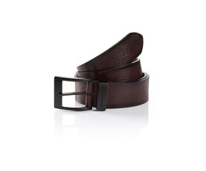 TOM TAILOR Cinturón 'THOMAS' marrón oscuro 100 marrón oscuro