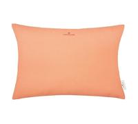 TOM TAILOR Cojín decorativo Dove Signature • Juego de 2 fundas de almohada de 40 x 60 cm Coral-Terra • Decoración salón • Sin relleno • Fundas de cojín fáciles de limpiar