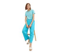 TOM TAILOR Damen 1036684 26007-Teal Radiance - Pantalón para Mujer (34 W/28 L), 26007 Teal Radiance - Juego de Mesa, 34W x 28L