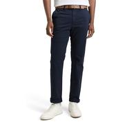 TOM TAILOR Denim 1008253 Pantalones chinos con cinturón para Hombre, Azul (10668 - Sky Captain Blue), 28W / 32L