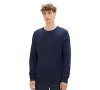 TOM TAILOR Denim 1016090 Jersey de punto con estructura para Hombre, Azul (13684 - Sky Captain Blue Non-Solid), M