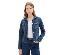 TOM TAILOR Denim 1023962 Chaqueta vaquera para Mujer, Azul (10119 - Used Mid Stone Blue Denim), XS