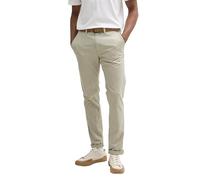 TOM TAILOR Denim 1027694 Pantalones Chinos Ajustados, 35723-Beige Abbey Stone, 33W x 36L Hombres