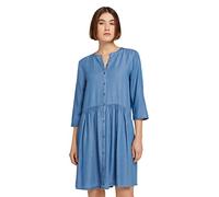 TOM TAILOR Denim 1030680 Vestido vaquero para Mujer, Azul (10119 - Used Mid Stone Blue Denim), XXL