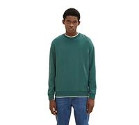 TOM TAILOR Denim 1034150 Sudadera básica de Corte Relajado, 30024-Explorer Green, M para Hombre