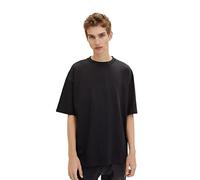 TOM TAILOR DENIM Camiseta negro, Talla XXL