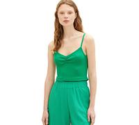 TOM TAILOR Denim 1036615 Camiseta sin Mangas, 17327-Vibrant Light Green, L para Mujer