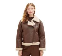 TOM TAILOR Denim 1038689 Chaqueta, 19714-marrón café asado, XL para Mujer