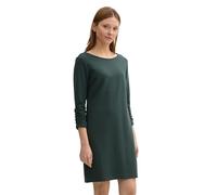 TOM TAILOR Denim 1038844 Mini Vestido con Mangas fruncidas fijas, 10362-Dark Gable Green, XS para Mujer