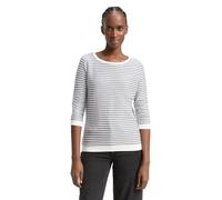 TOM TAILOR Denim 1039980 Sudadera, 26032-blue White Structured Stripe, S para Mujer