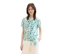 TOM TAILOR Denim 1040186 Camiseta, 35334-Abstract White Dot Print, M para Mujer