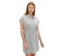 TOM TAILOR Denim 1040925 Vestido, 35237-Navy White Stripe, L para Mujer