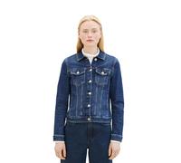 TOM TAILOR Denim 1041046 Chaqueta de Jean, 10119-Used Mid Stone Blue Denim, XL para Mujer