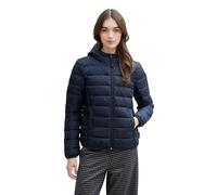 TOM TAILOR Denim 1042098 Abrigo Acolchado Ligero con Capucha, 10668-sky Captain Blue, XXL Mujeres