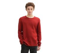 TOM TAILOR Denim 1042517 Suéter pulóver, 14302-Velvet Red, XL para Hombre
