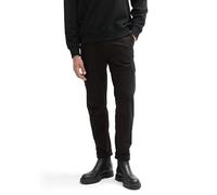 TOM TAILOR Denim 1042559 Pantalones Cargo Regulares cónicos, 29999-Black, M para Hombre
