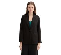 TOM TAILOR Denim 1044414 Blazer, 14482 Deep Black, M Mujeres